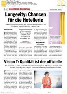 Longevity: Chancen für die Hotellerie