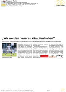 „Wir werden heuer zu kämpfen haben”
