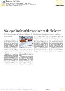 Wo sogar Tretbootfahren teurer ist als Skifahren